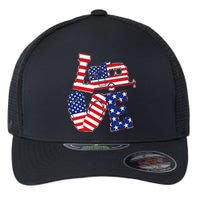 Love USA Camping  Flexfit Unipanel Trucker Cap