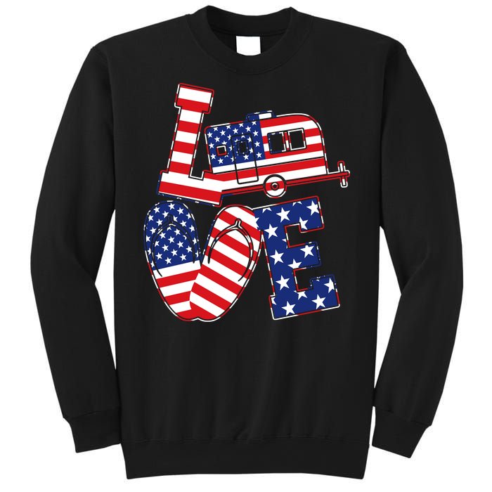 Love USA Camping  Sweatshirt