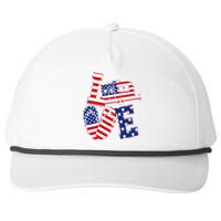 Love USA Camping  Snapback Five-Panel Rope Hat