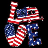 Love USA Camping  Mug