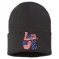 Love USA Camping  Sustainable Knit Beanie