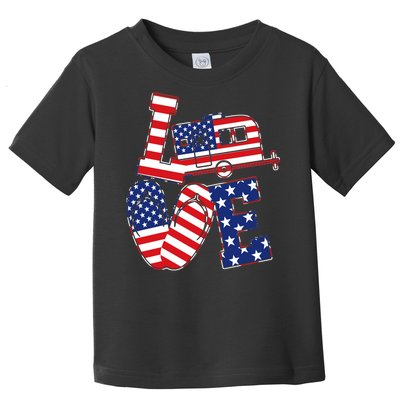 Love USA Camping  Toddler T-Shirt