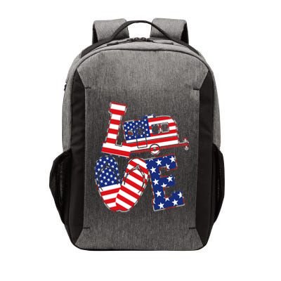 Love USA Camping  Vector Backpack