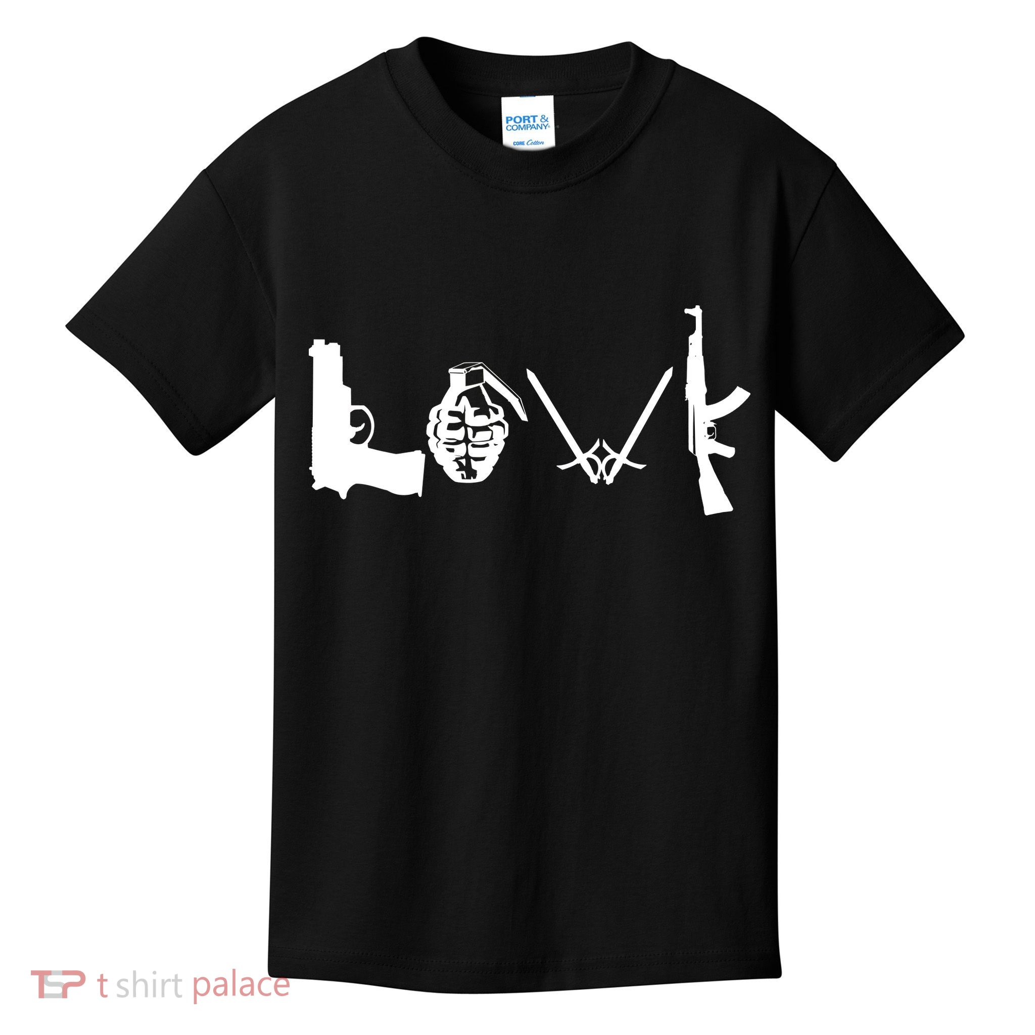 Love Weapons Logo Kids T-Shirt