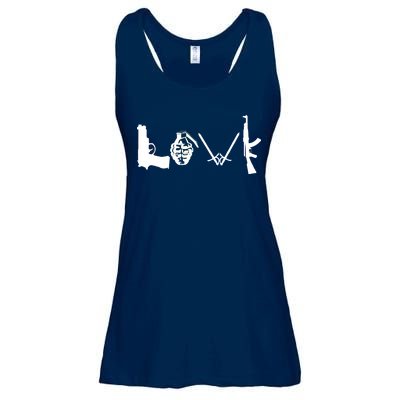 Love Weapons Logo Ladies Essential Flowy Tank