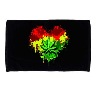 Love Weed Medical Marijuana Microfiber Hand Towel