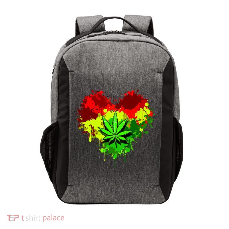 Love Weed Medical Marijuana Vector Backpack
