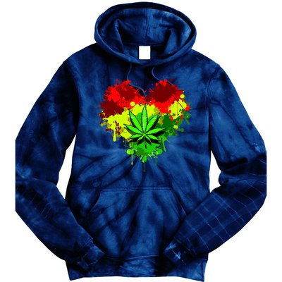 Love Weed Medical Marijuana Tie Dye Hoodie