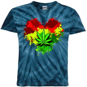 Love Weed Medical Marijuana Kids Tie-Dye T-Shirt