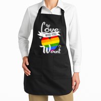 Love Who You Want Apron