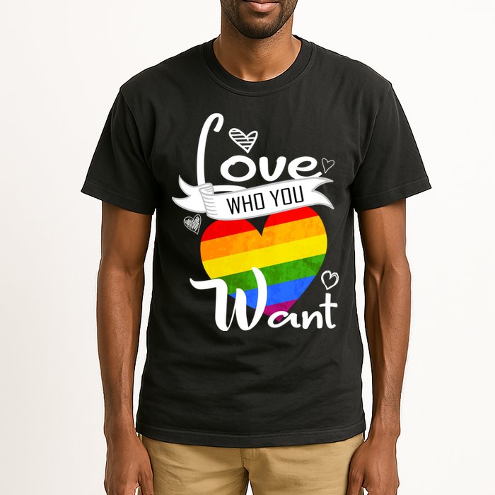 Love Who You Want Tall T-Shirt
