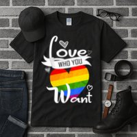 Love Who You Want Tall T-Shirt