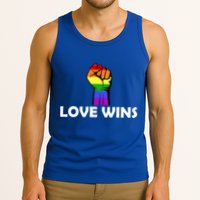 Love Wins Fist Gay Pride Tank Top