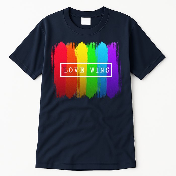 Love Wins Flag Tall T-Shirt
