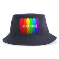 Love Wins Flag Sustainable Bucket Hat