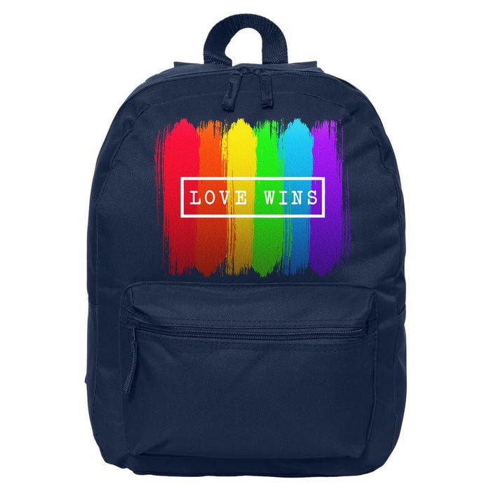 Love Wins Flag 16 in Basic Backpack