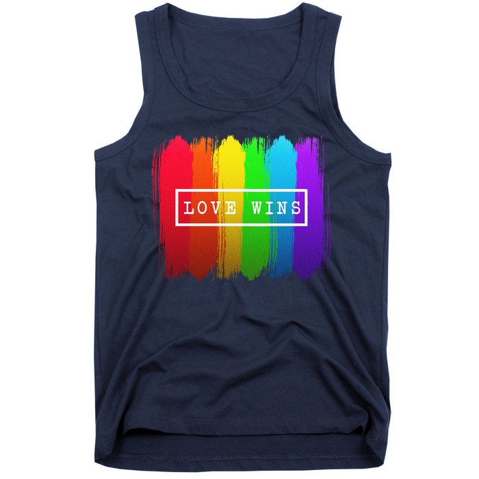 Love Wins Flag Tank Top