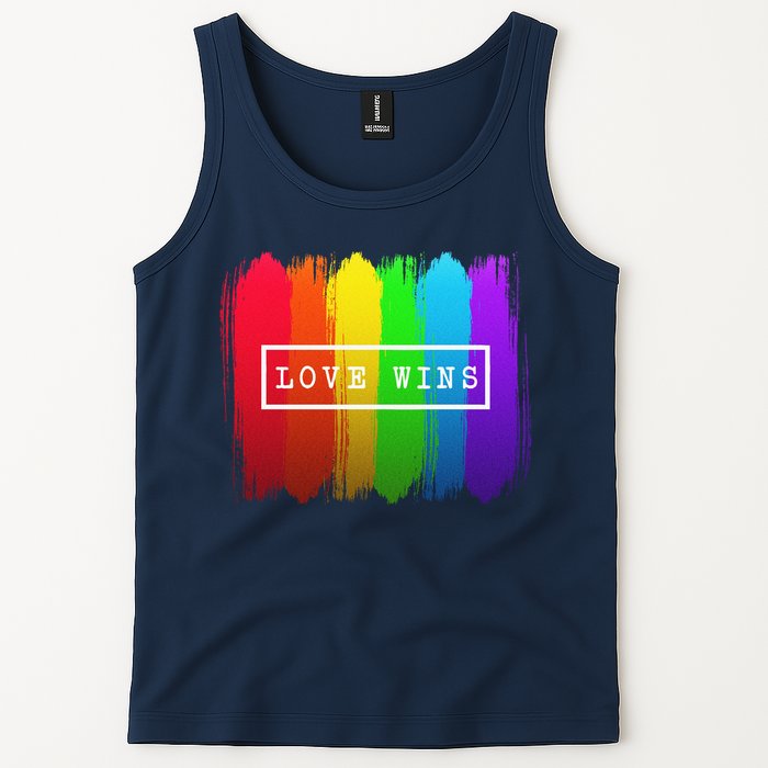 Love Wins Flag Tank Top