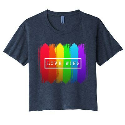 Love Wins Flag Crop Top