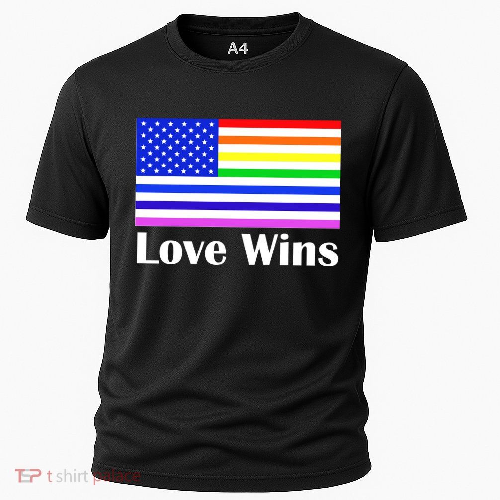Love Wins Flag Gay Pride Performance Shirt