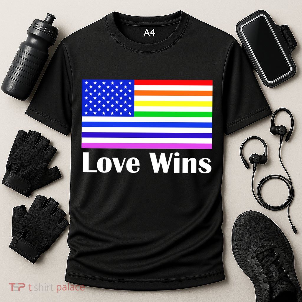 Love Wins Flag Gay Pride Performance Shirt