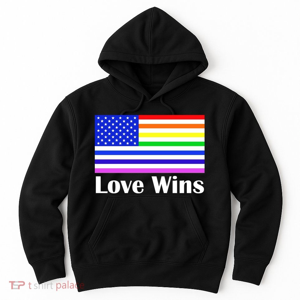 Love Wins Flag Gay Pride Hoodie