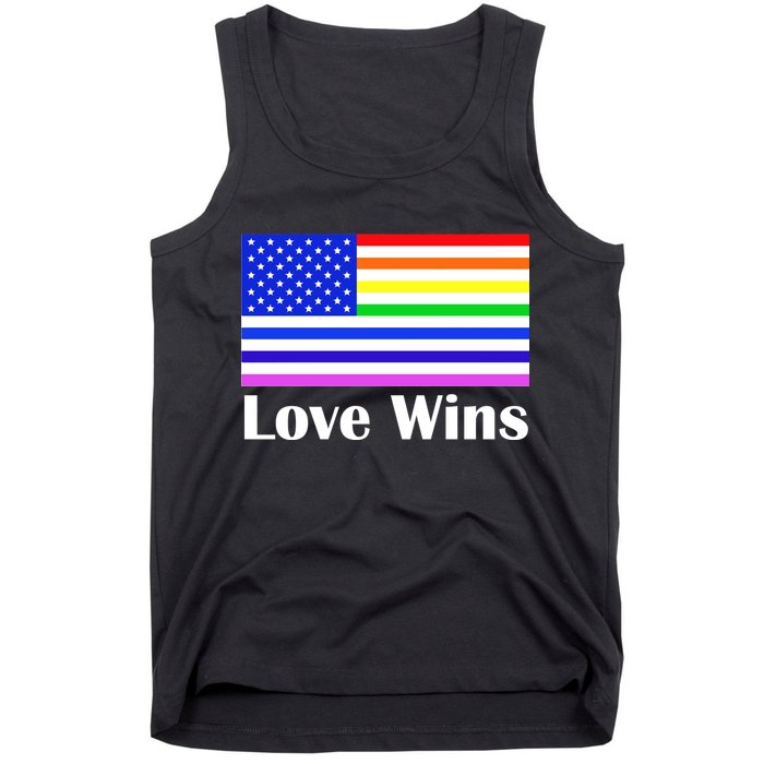 Love Wins Flag Gay Pride Tank Top
