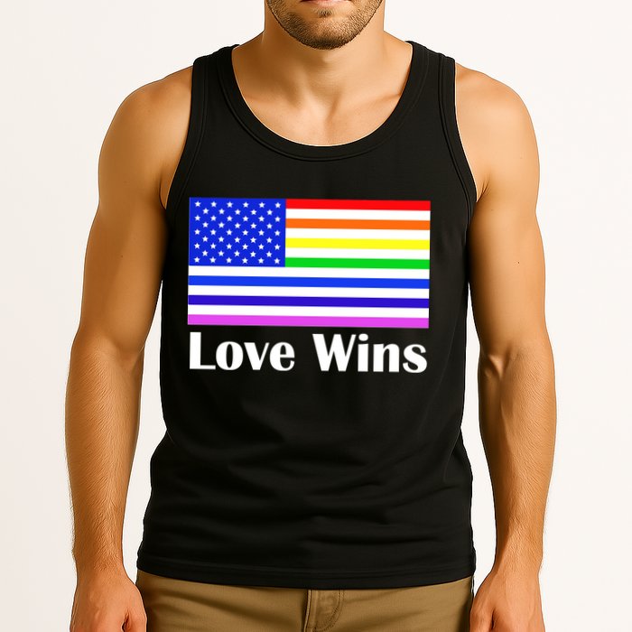 Love Wins Flag Gay Pride Tank Top