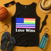 Love Wins Flag Gay Pride Tank Top