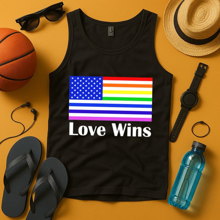 Love Wins Flag Gay Pride Tank Top