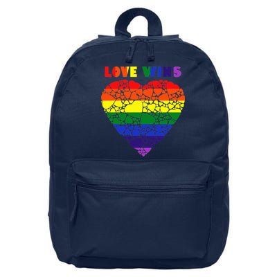 Love Wins Heart 16 in Basic Backpack