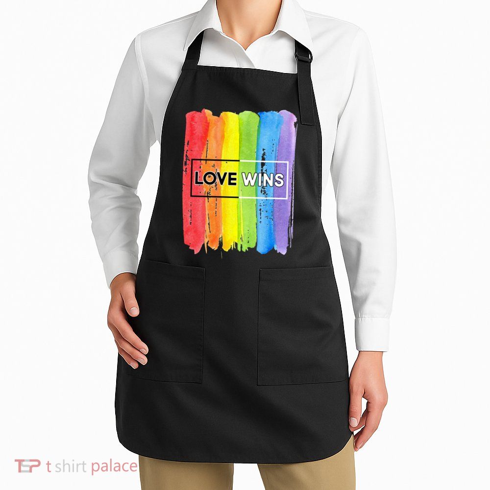 Love Wins LGBT Support Gay Pride Apron