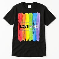Love Wins LGBT Support Gay Pride Tall T-Shirt
