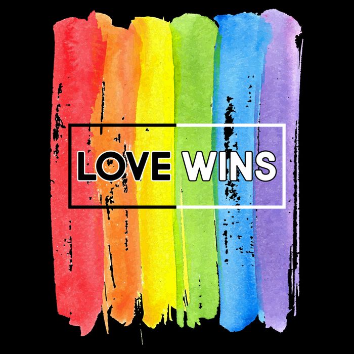 Love Wins LGBT Support Gay Pride Tall T-Shirt