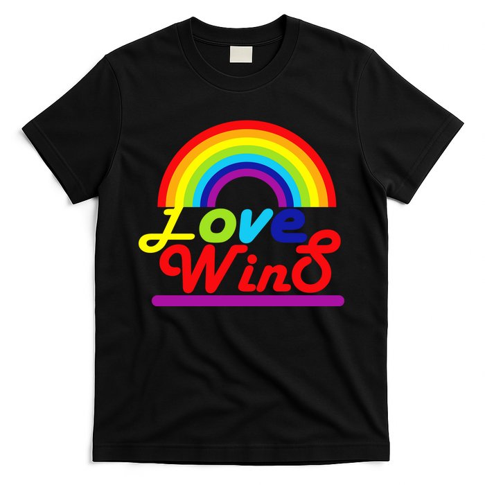 Love Wins Rainbow T-Shirt
