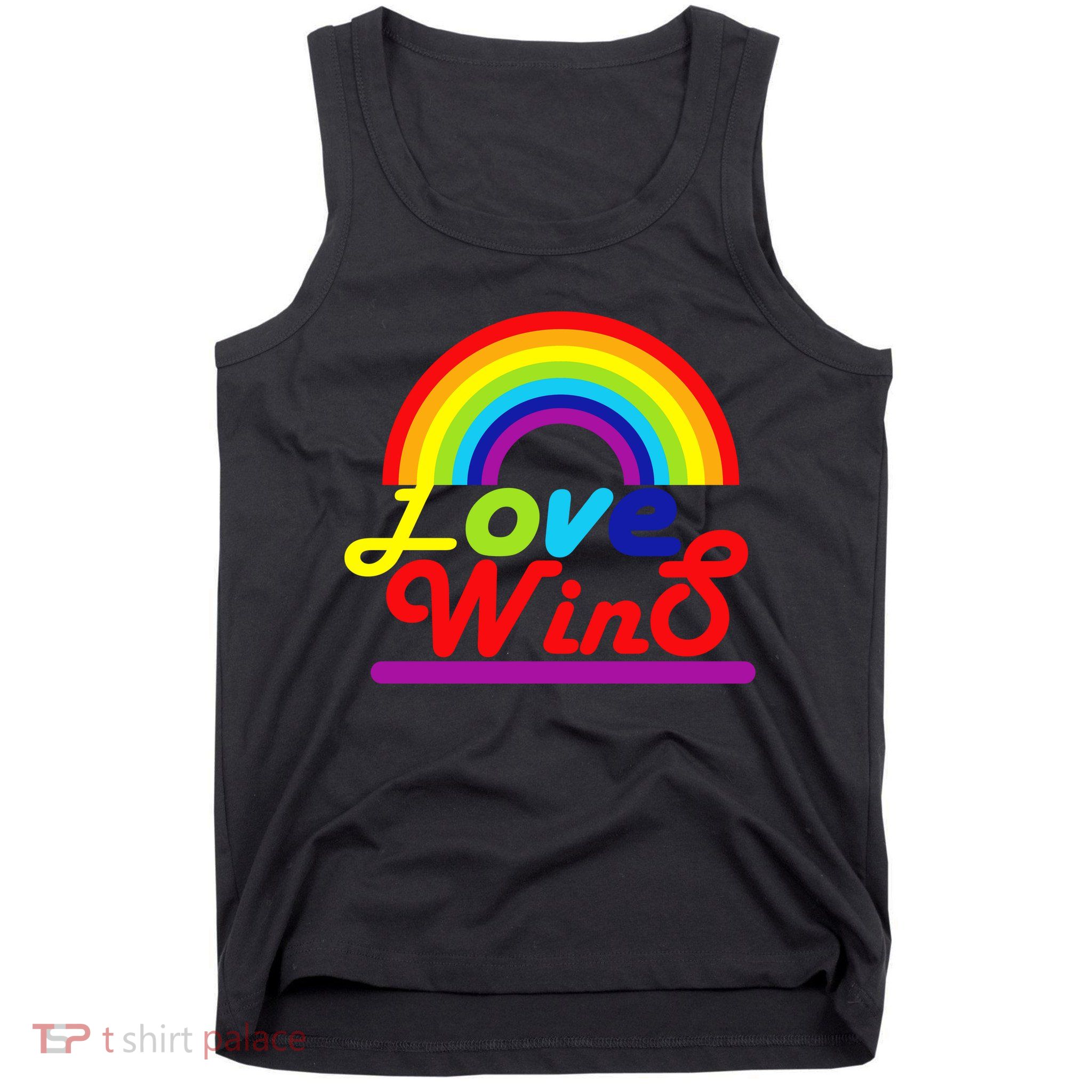 Love Wins Rainbow Tank Top