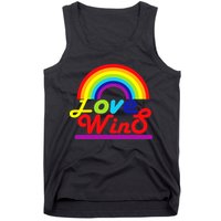 Love Wins Rainbow Tank Top