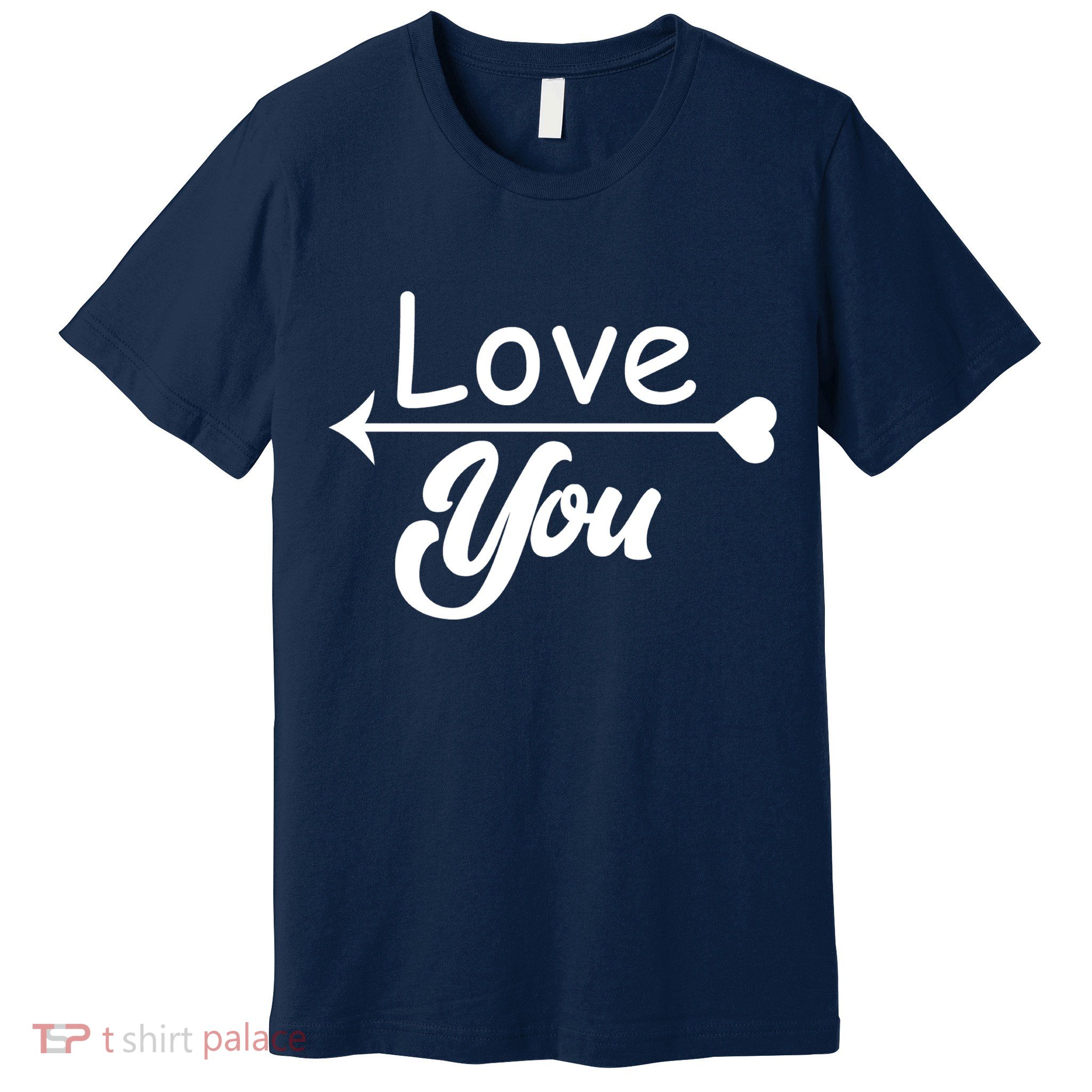 Love You Arrow Heart Premium T-Shirt