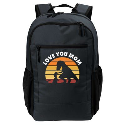 Love You Mom Dinosaur Daily Commute Backpack