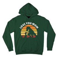 Love You Mom Dinosaur Hoodie