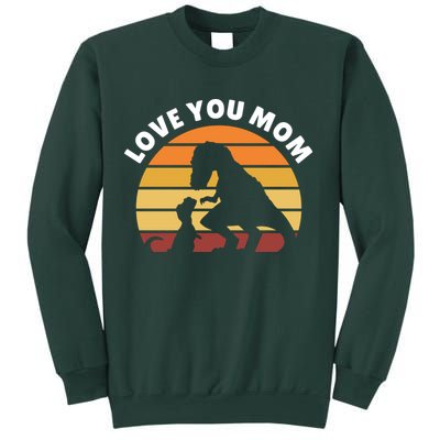 Love You Mom Dinosaur Sweatshirt