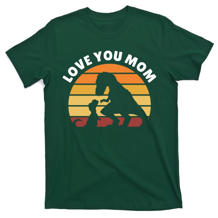 Love You Mom Dinosaur T-Shirt