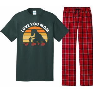 Love You Mom Dinosaur Pajama Set