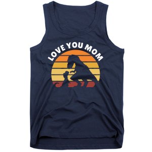 Love You Mom Dinosaur Tank Top