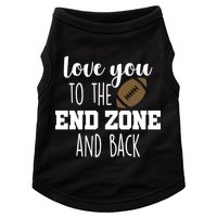 Love You To The End Zone And Back Doggie Tank