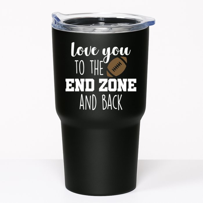 Love You To The End Zone And Back Tumbler