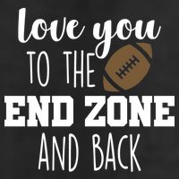 Love You To The End Zone And Back Golf Towel