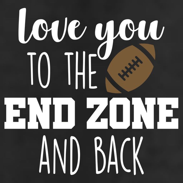 Love You To The End Zone And Back Golf Towel