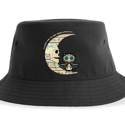 Love you to the moon and back Sustainable Bucket Hat