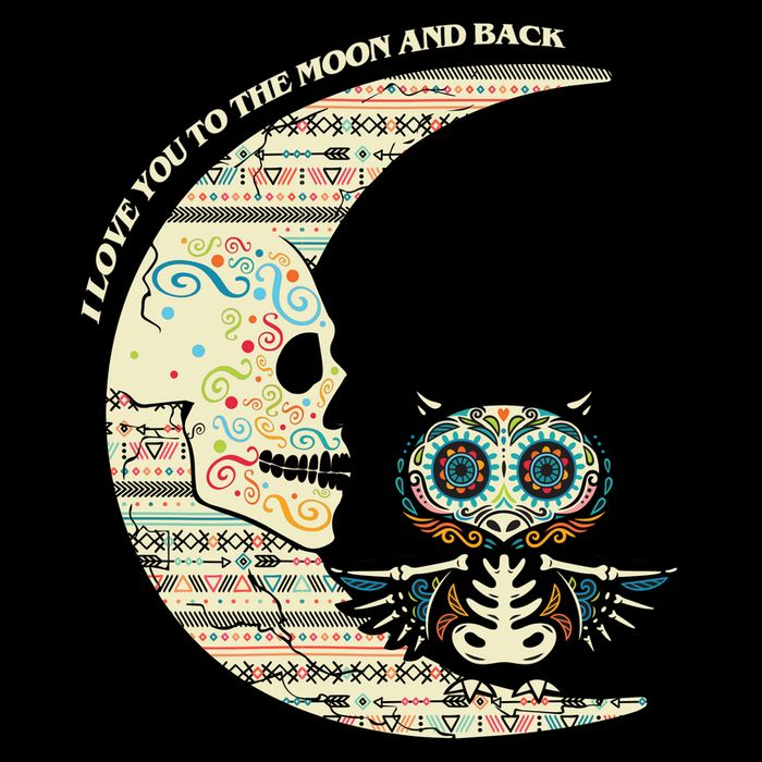 Love you to the moon and back Sustainable Bucket Hat